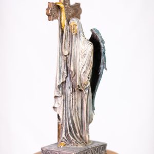 Greek Column with Angel Symbolizing Death and Resurrection!